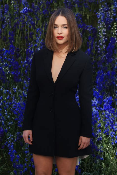 Sound Bite: Emilia Clarke at Dior 